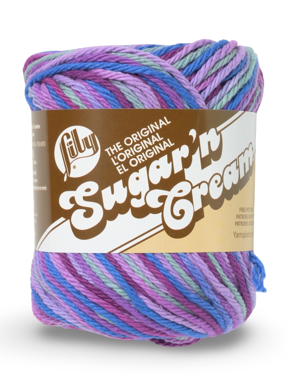 Lily Sugar'n Cream Variegated Cotton Yarn — Jewels